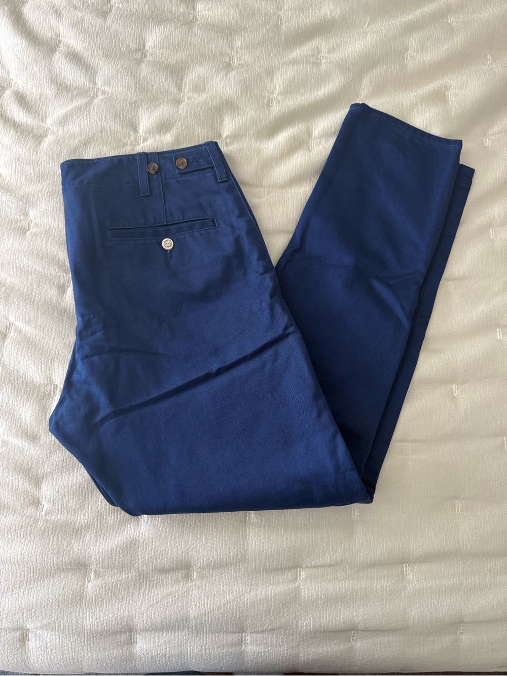 Gucci Men’s Royal Blue Slim Chino Pants